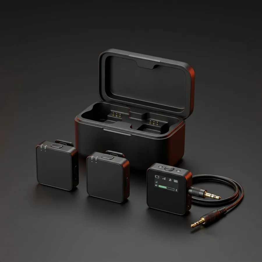 Imagen ilustrativa de DJI Mic 3 (2 micrófonos + estuche)