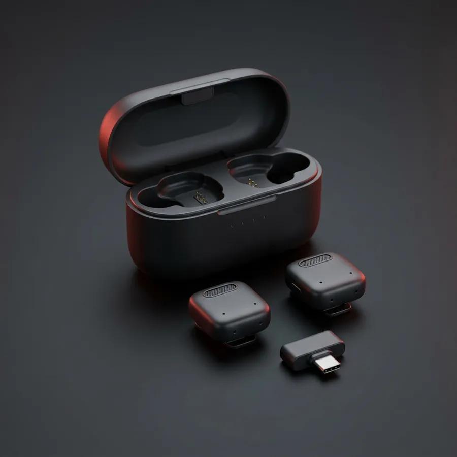 Imagen ilustrativa de DJI Mic Mini (2 micrófonos + estuche)